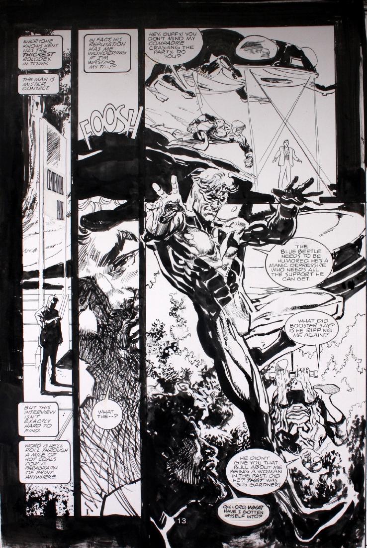 Dan Jurgens Superman Original Comic Book Art (1 of 3)