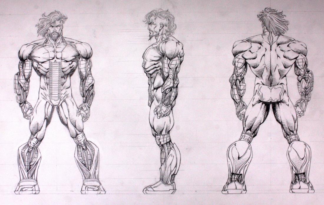 Bart Sears Signed Original X-Men Profiles Sketch (1 of 3)