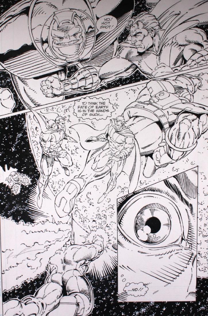 Rob Leifeld Supreme Original Comic Book Art (1 of 4)