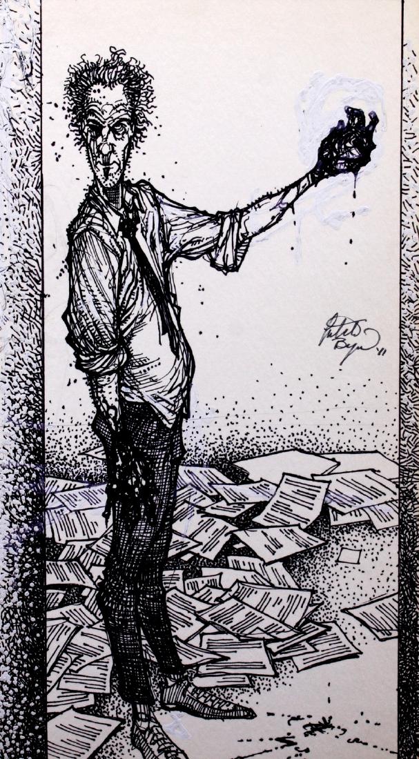 Signed Original Comic Convention Sketch (1 of 3)