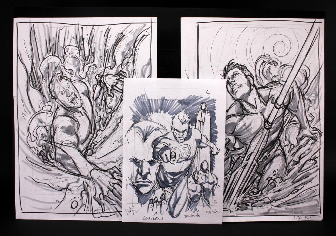 Ivan Reis Green Lantern Signed Sketches (1 of 7)
