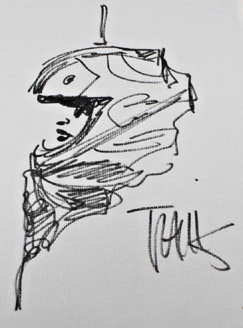 Travis Charest Signed Space Girl Sketch (1 of 2)