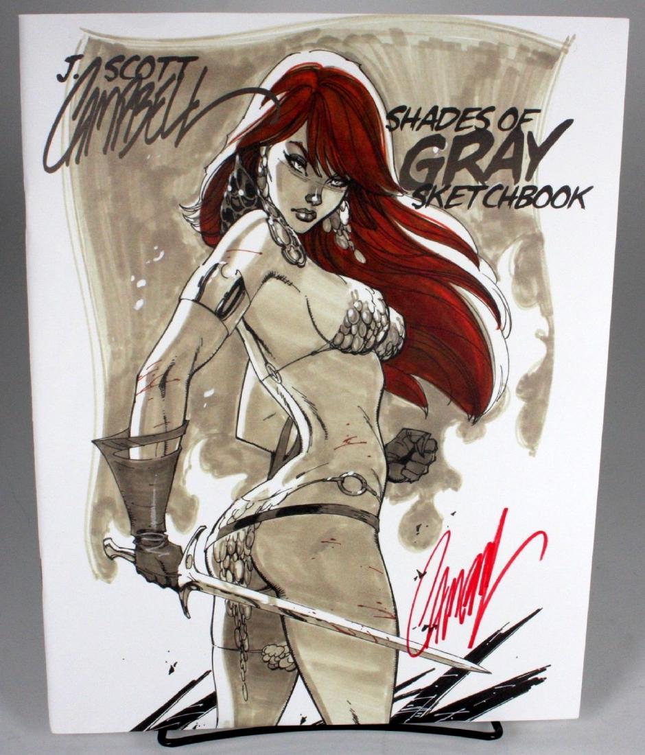 J. Scott Campbell Signed Sketchbook (1 of 5)