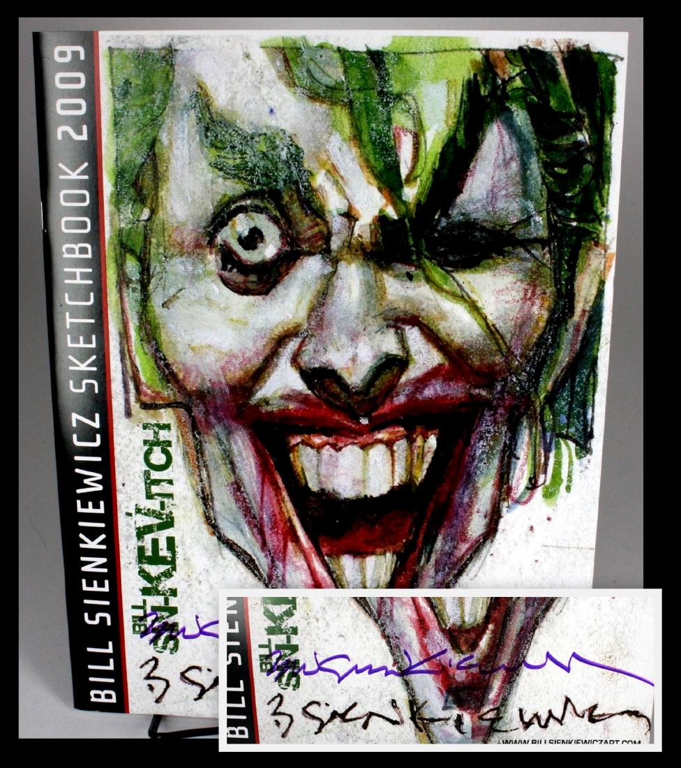 Bill Sienkiewicz Signed Comic Art Sketchbook (1 of 3)