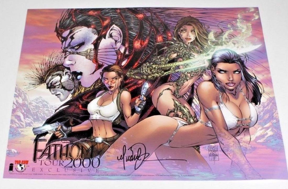 Michael Turner Signed Fathom Comic Print (1 of 5)