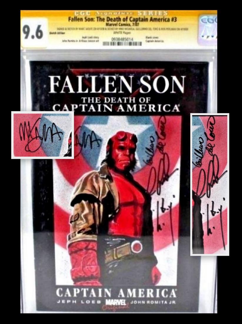 Fallen Son #3 Signed Sketched CGC Comic Book (1 of 5)