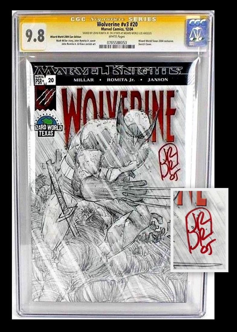 Wolverine V3 #20 Signed & CGC Graded Comic Book (1 of 4)