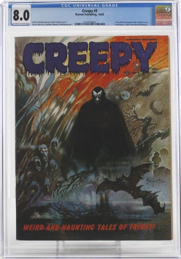Creepy #5 CGC Graded Warren Comic Book (1 of 3)