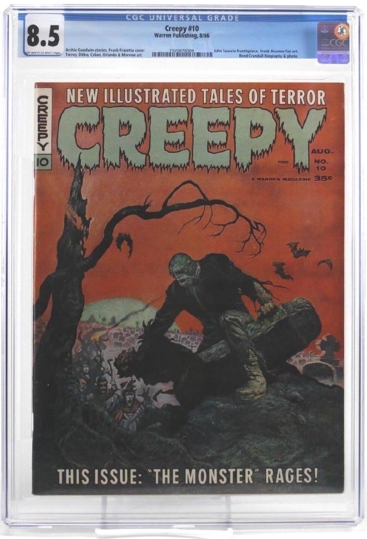Creepy #10 CGC Graded Warren Comic Book (1 of 3)