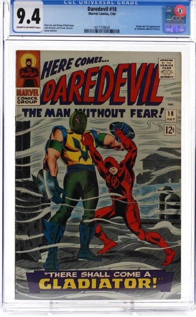 Daredevil #18 CGC Graded Marvel Comic Book (1 of 3)