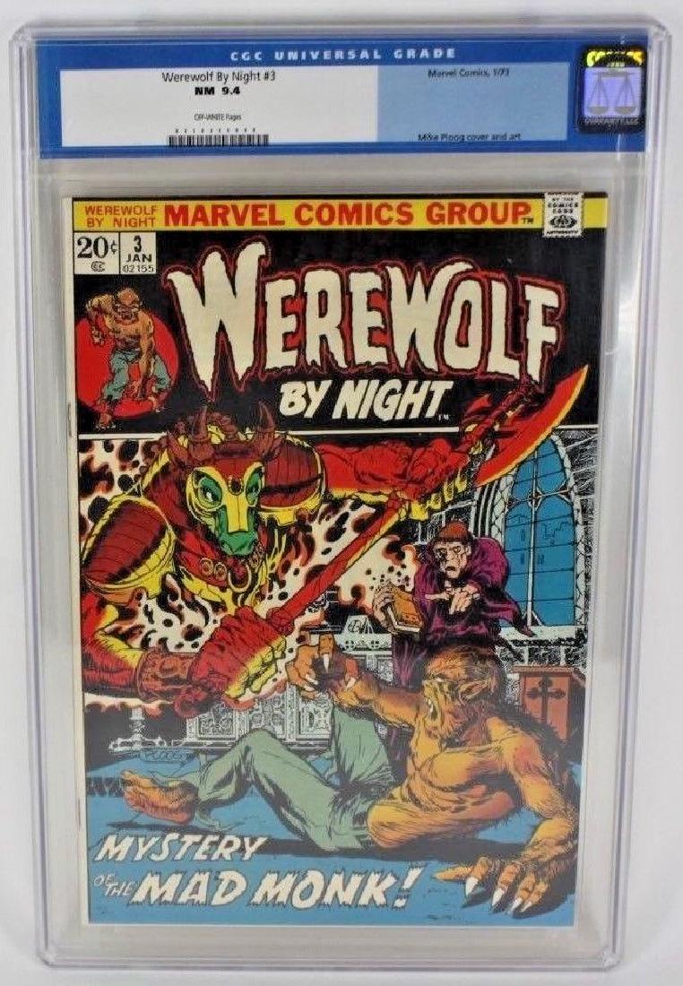 Werewolf By Night #3 CGC Graded Marvel Comic Book (1 of 3)