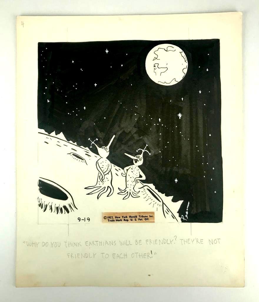 Charles Pearson Signed Original Cartoon Art (1 of 2)