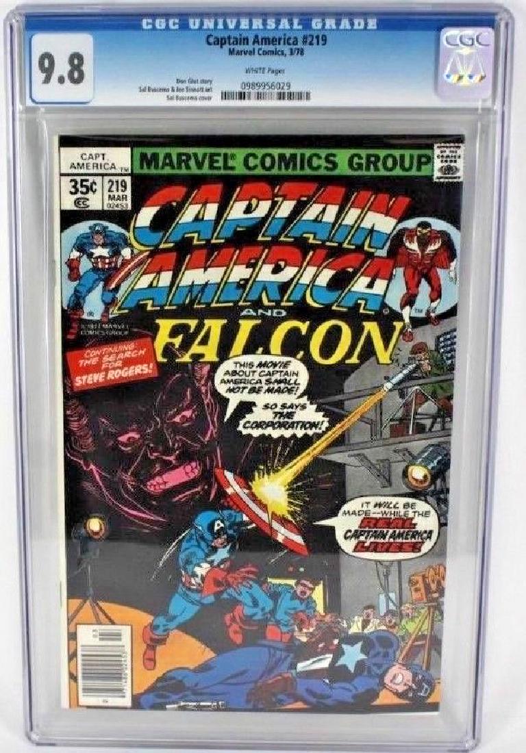 Captain America #219 CGC Graded Marvel Comic Book (1 of 3)