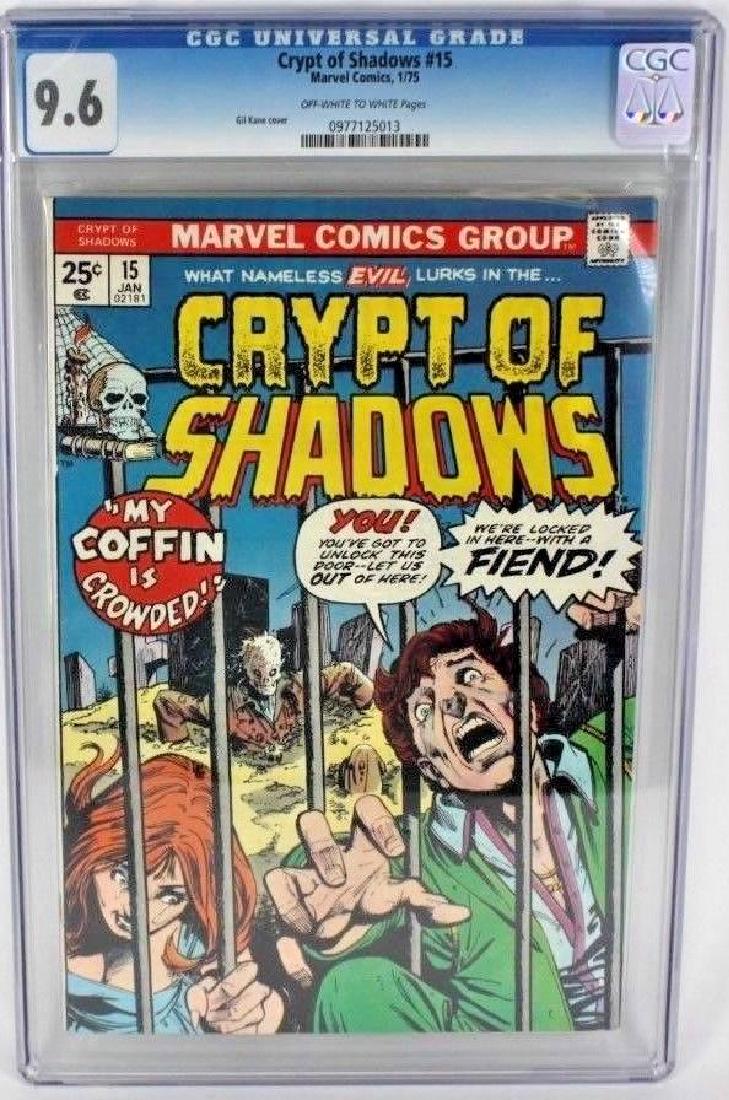 Crypt of Shadows #15 CGC Marvel Comic Book (1 of 3)
