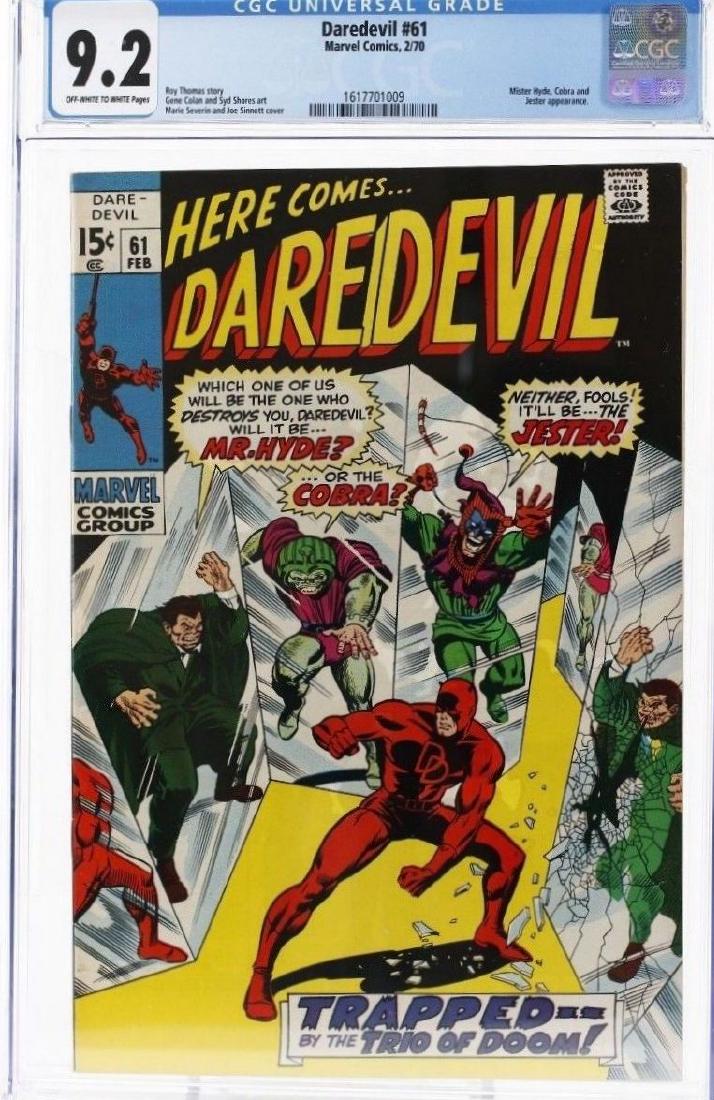 Daredevil #61 CGC 9.2 Graded Marvel Comic Book (1 of 3)