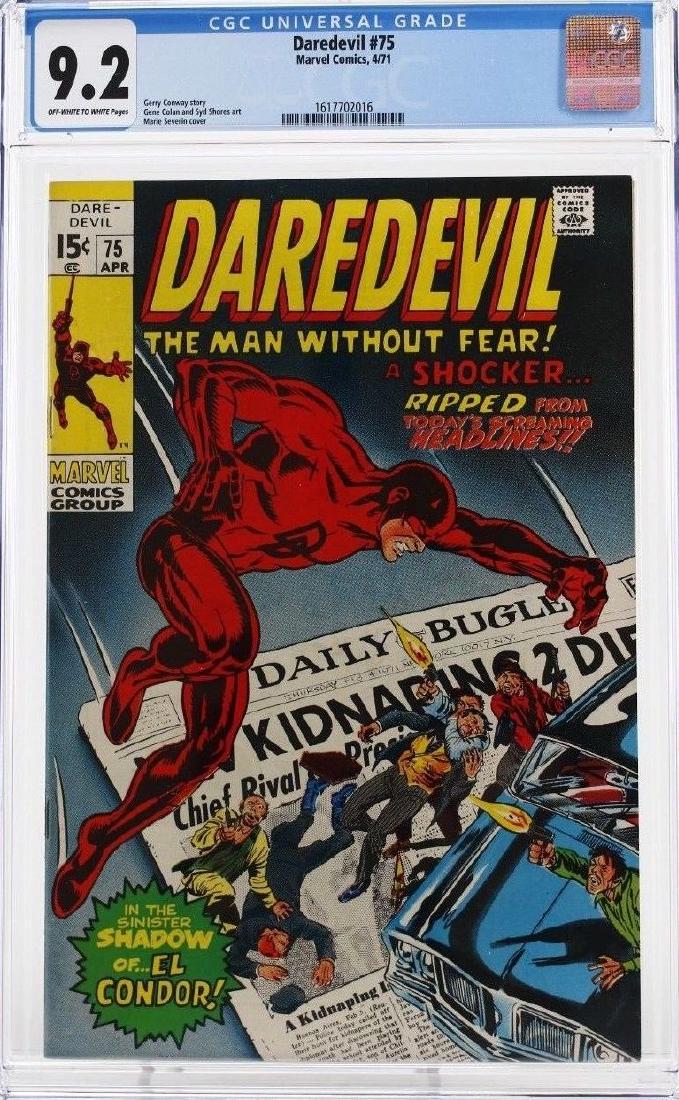 Daredevil #75 CGC Graded Marvel Comic Book (1 of 3)