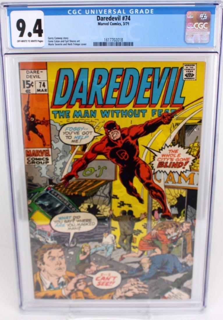 Daredevil #74 CGC 9.4 Graded Marvel Comic Book (1 of 3)