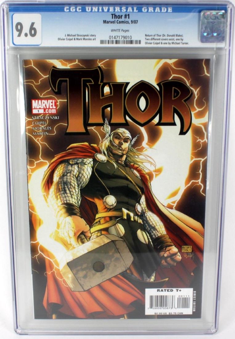 Thor #1 CGC Graded 9.8 Marvel Comic Book (1 of 3)