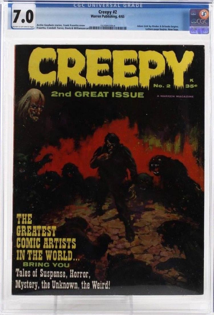 Creepy #2 CGC Graded 7.0 Graded Comic Book (1 of 3)