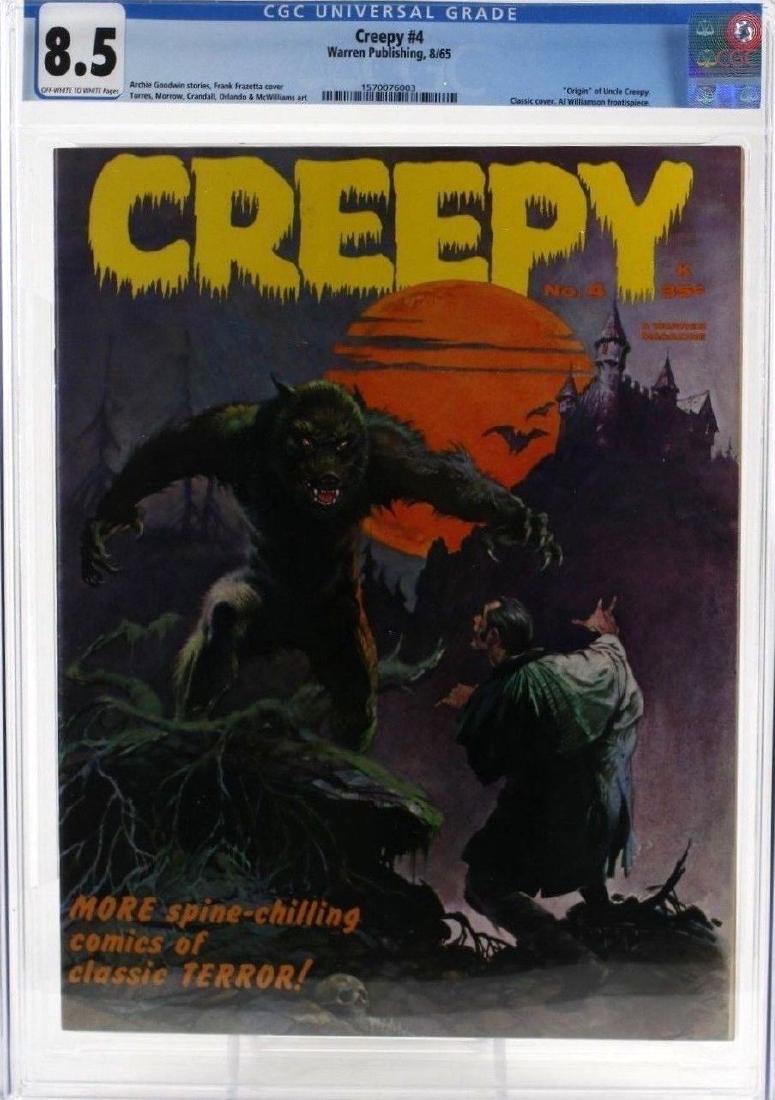 Creepy #4 CGC 8.5 Graded Warren Comic Book (1 of 3)
