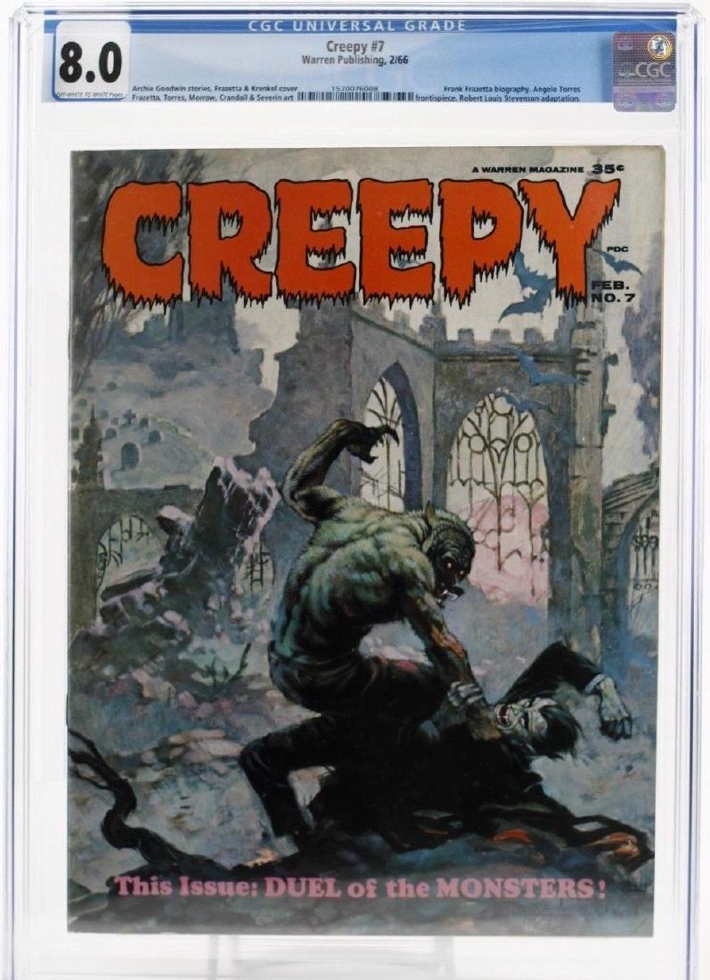 Creepy #7 CGC Graded Warren Comic Book (1 of 3)