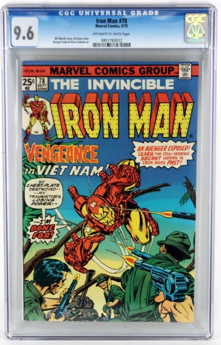 Iron Man #78 CGC 9.6 Graded Marvel Comic Book (1 of 3)