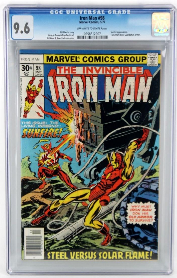 Iron Man #98 CGC 9.6 Graded Marvel Comic Book (1 of 3)