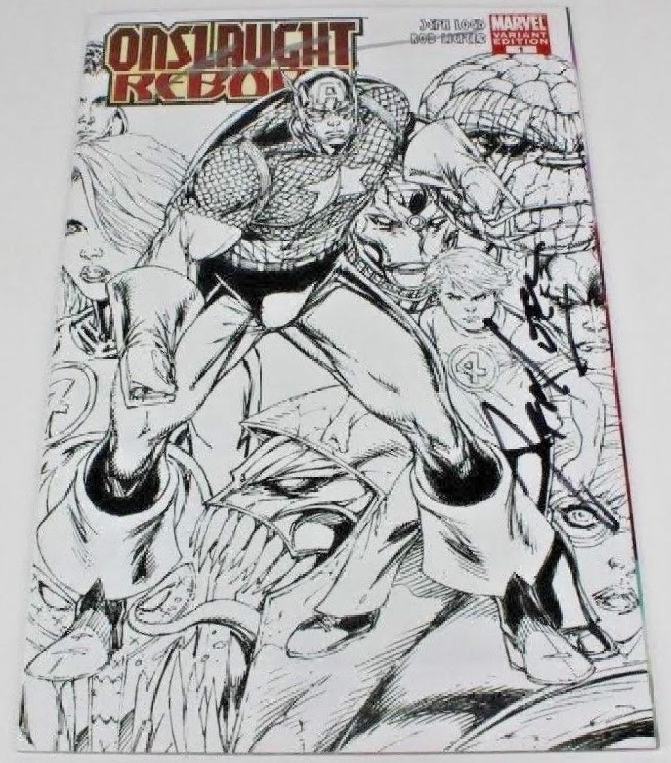 Rob :Liefeld Signed Onslaught Reborn Comic Book (1 of 3)