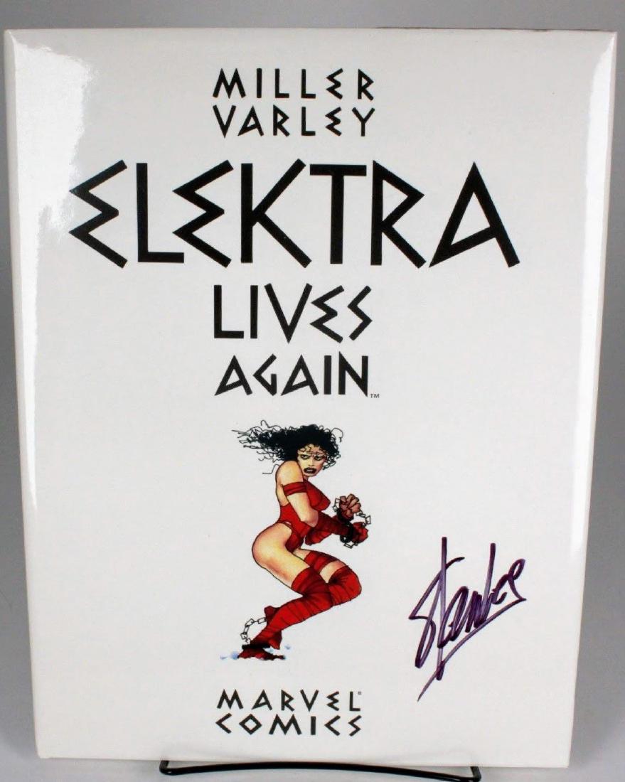 Stan Lee Signed Elektra Hardcover Comic Art Book (1 of 5)
