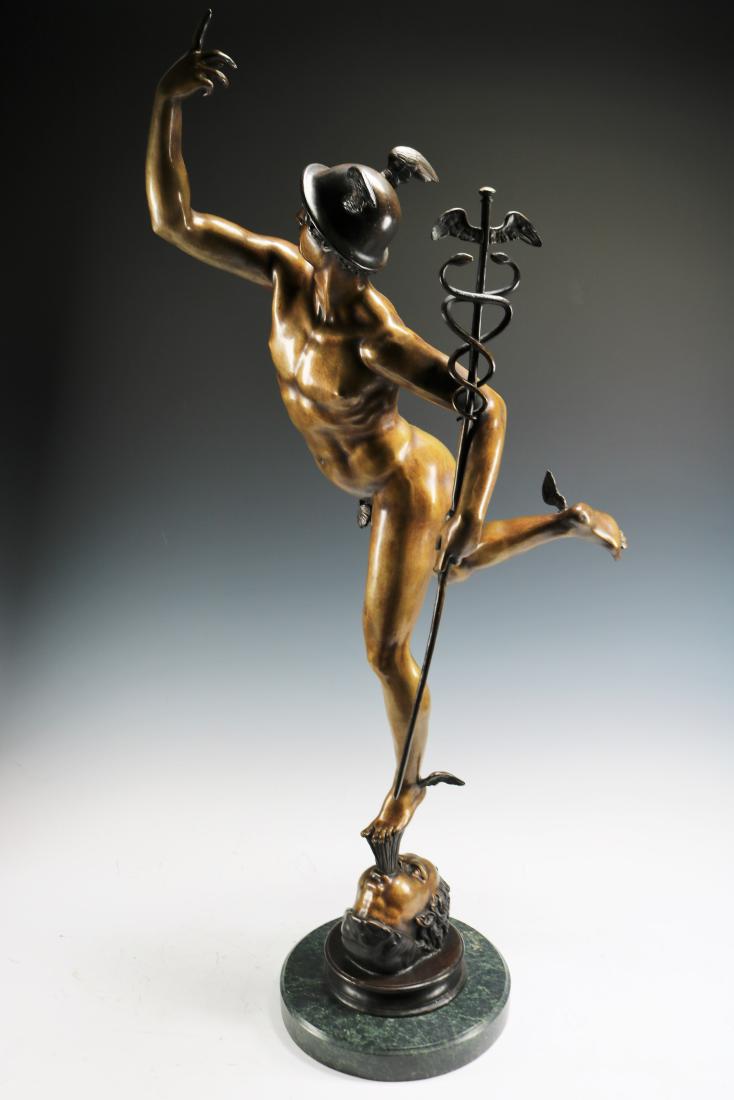 Flying Mercury Male Bronze Sculpture (1 of 7)