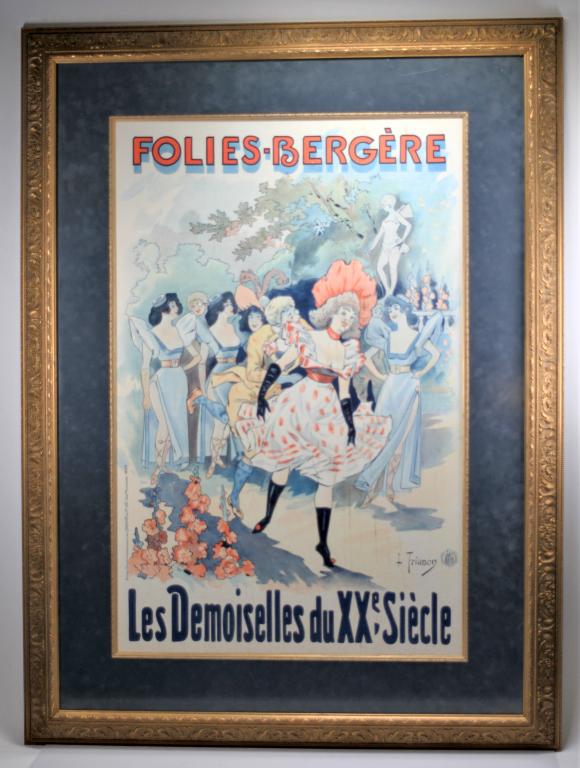 Folies Bergere French Advertising Poster (1 of 6)