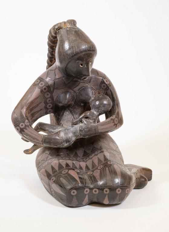 Max Kerlow Ceramic Folk Art Mother And Child (1 of 8)