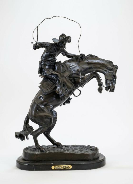 After Remington Bronze "Bronco Buster" (1 of 5)