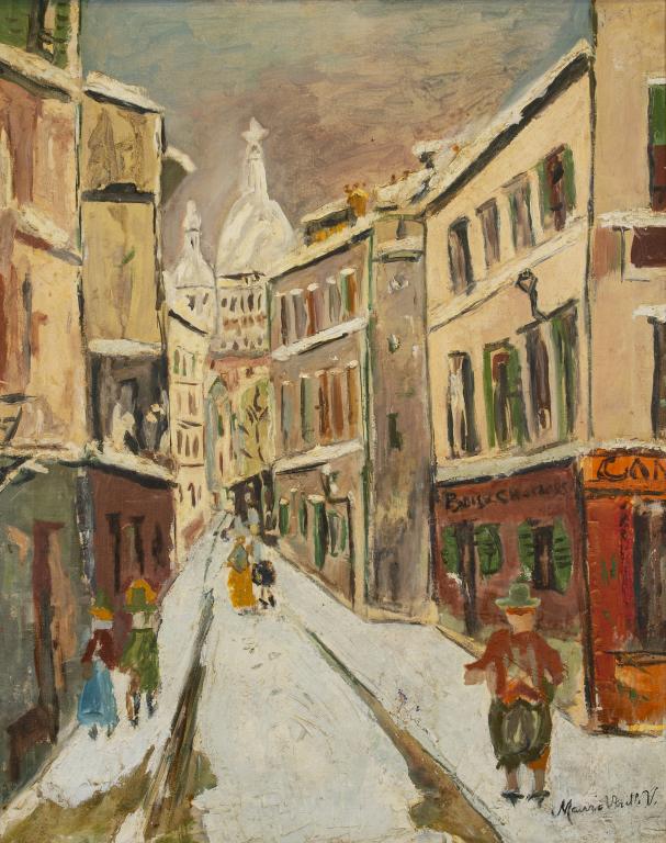 Signed Maurice Utrillo V Oil On Canvas (1 of 4)