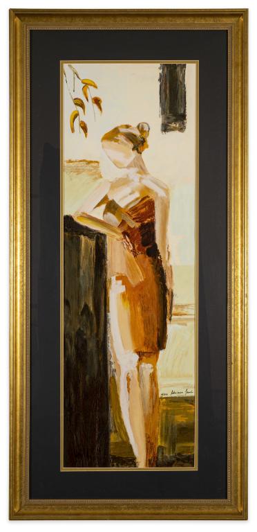 Adrianna Naveh, "In Thought", Serigraph (1 of 5)