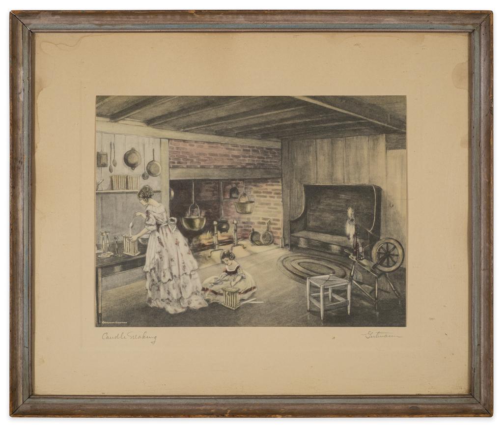 Bessie Pease Gutmann "Candle Making" (1 of 5)