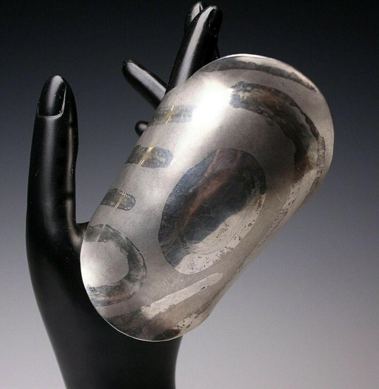 Vintage Bill Schiffer Signed Silver Bracelet (1 of 8)