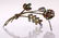 Sterling & Gemstone Signed Flower Brooch - 2
