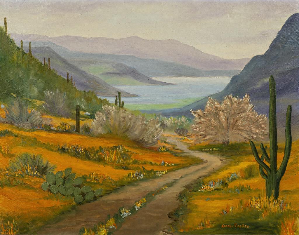 Signed Oil Painting Landscape, Carol Decker (1 of 4)