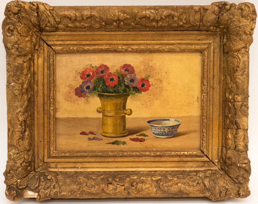 Signed Antique Still Life Oil Painting (1 of 10)