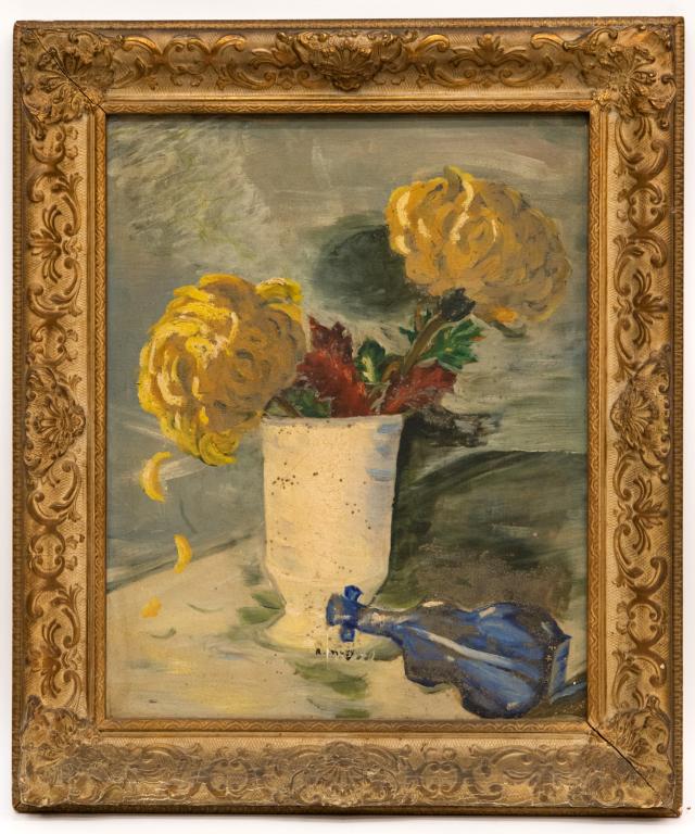 Signed Antique Still Life Oil Painting (1 of 8)