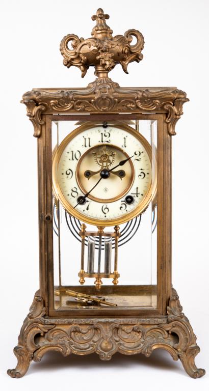 Antique Bronze Clock Ansonia Clock Co. (1 of 13)