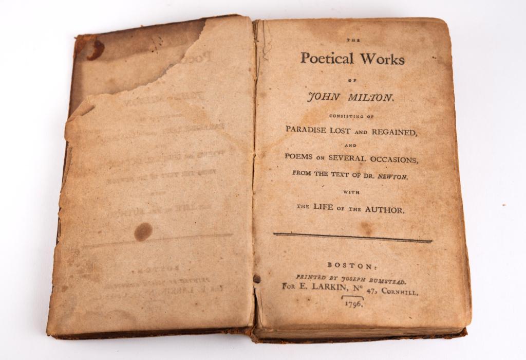 Poetical Works of John Milton, circa 1796 (1 of 11)