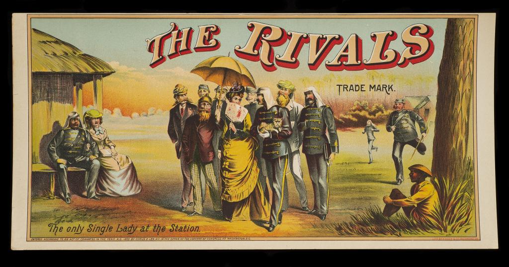 "The Rivals" Tobacco Crate Caddy Label (1 of 2)