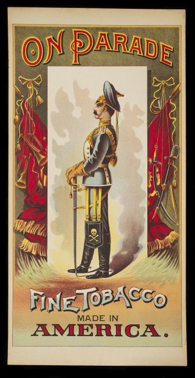 On Parade Tobacco Crate Caddy Label (1 of 2)