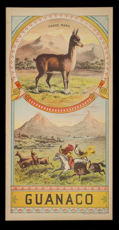 Antique "Guanaco" Brand Tobacco Crate Label (1 of 2)