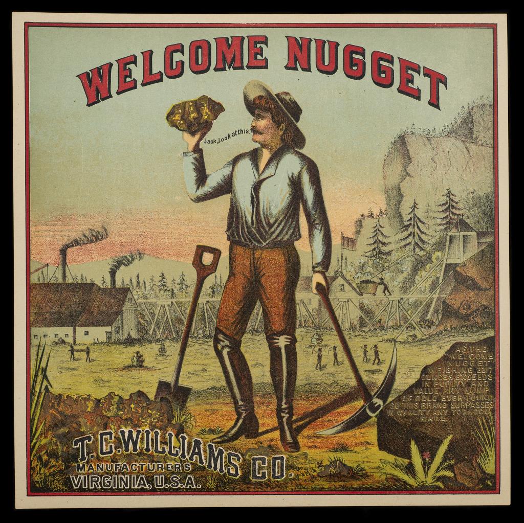 Antique Color Litho Tobbacianna Label (1 of 2)