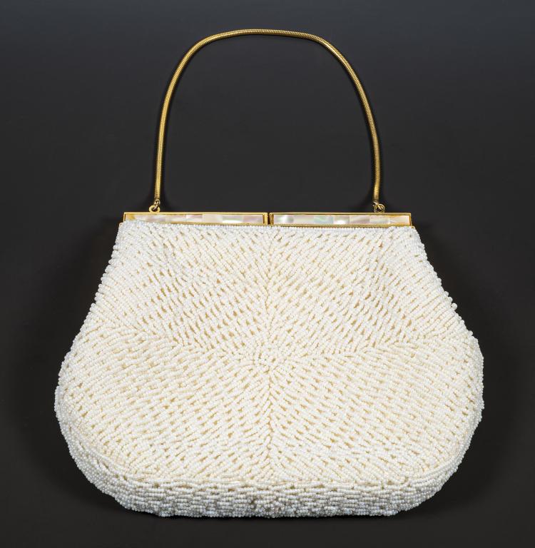 Vintage Grande Maison Blanche Beaded Purse (1 of 4)