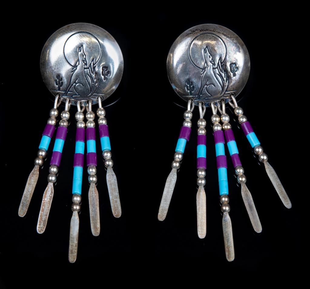 Native American Quoc Sterling Earrings (1 of 4)