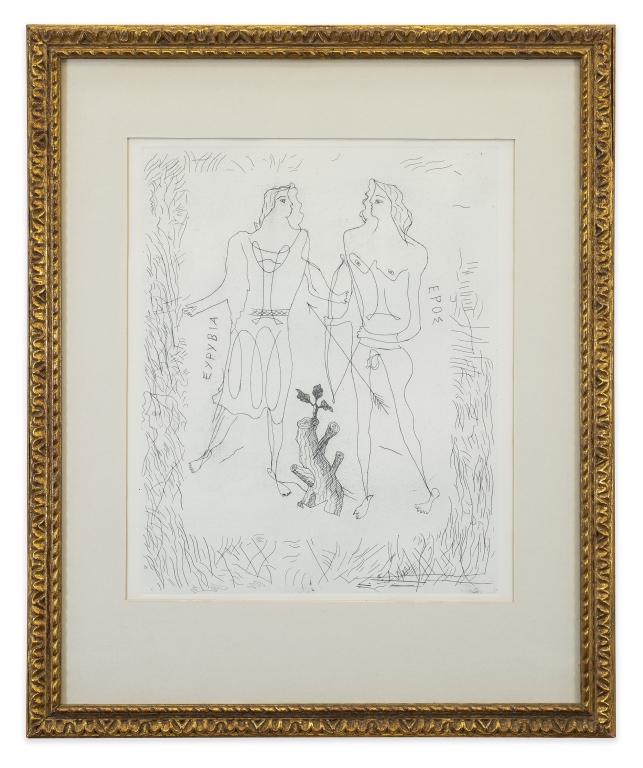 Georges Braque "Eros And Eurybia" Etching (1 of 5)